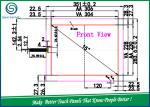 15'' TP 5 Wire Resistive Touch Panel / Touch Screen With ITO Film To ITO Glass
