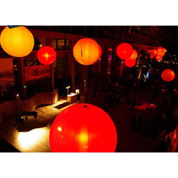 Crystal Colorful Led Celling Light Balloon Inflatable For Commercial Event