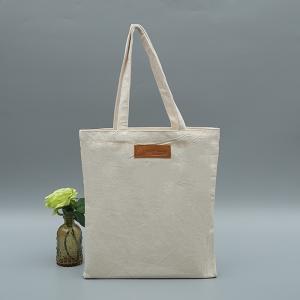Wholesale Durable Fashion Reusable Canvas Shopping Tote Bag With Logo Printed from china suppliers