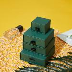 Cardboard Jewelry Drawer Storage Box Packaging Box Customized Logo With Velvet