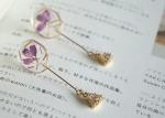 Wholesale Lollipop Alloy Gem Handmade Crystal Gel Cartoon Earrings With Best