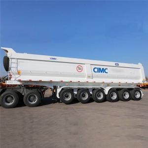 Wholesale Mahler Type 6 Axle Rear End Dump CIMC Bulk Tipping Trailer from china suppliers