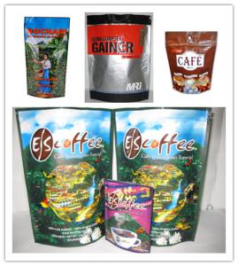 Wholesale PET / AL / NY / PE Stand up Bottom Gusset Bags for Coffee Bean from china suppliers
