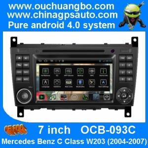 Wholesale Ouchuangbo Car GPS Navi EQ DVD Player Android 4.0 Mercedes Benz C Class W203 2004-2007 Auto Radio S150 System OCB-093C from china suppliers