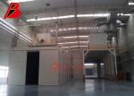 2.5m Min TUV Painting Production Line With Sliding Door Baking Oven