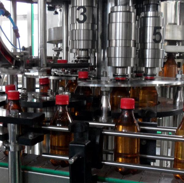3000BPH 220V Small Juice Filling Machine automatic 3 in 1 bottle rinsing filling