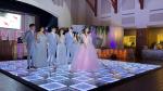 Nightclub disco DJ stage show 3in1 RGB LED Dance Floor for 3D Mirror Time Tunnel