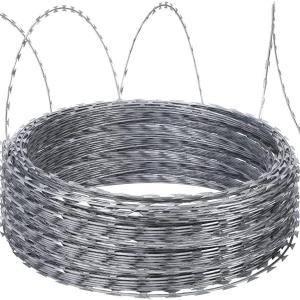 Wholesale Electric / Hot Dipped Galvanized Razor Barbed Wire Bulk Concertina Wire Mesh Material from china suppliers