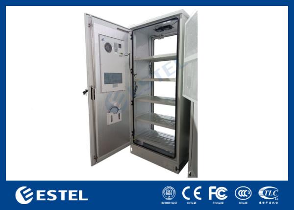 ET9070220-42U IP55 Outdoor Telecom Cabinet With AC Air Conditioner Galvanized