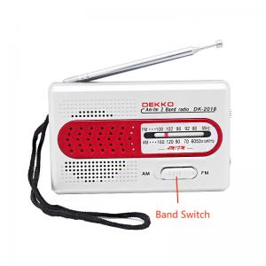 China Adjustable Volume AM FM 2 Band Radio Receiver Outdoor Radio Receiver FM88 on sale