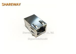 Wholesale J0G-0059NL Single row 6pins PoE RJ45 Connector With LED With Finger from china suppliers
