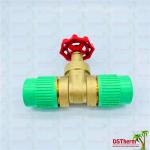 Brass Gate Heat Insulation Concealed PPR Brass High Pressure Stop Valve