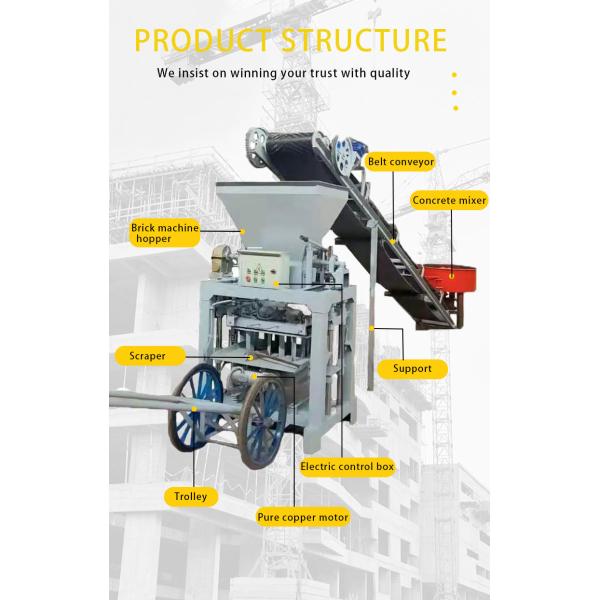 4480 pcs/8hours Production Capacity Customization Paver Machine Bricks Concrete Block Mold