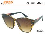 Fashionable sunglasses with two pins on the frame,streamline temple