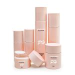Cosmetic Glass Cream Jar Container Pink 30g 50g Custom Deep Mouth