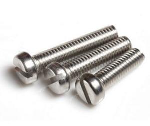 Wholesale DIN85 Slotted Pan Head Machine Screw / Carbon Steel Pan Head Screw M8x30 Size from china suppliers