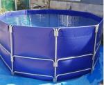 15000L PVC Tarpaulin Round Fish Pond For Aquaculture Fish Pond Plastic Tank