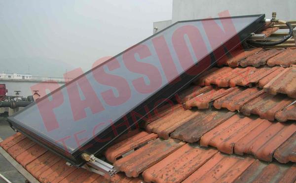 Passed CE Flat Plate Solar Collector , Solar Hot Water Collector Ultrasonic