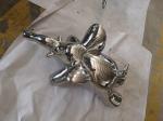 2020 Mirror Stainless Steel Rabbit Elk Moose Wapiti Sculpture Fabrication For