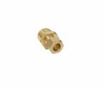 female Brass Compression Union Fitting 3/8" Comp X 1/2" NPT