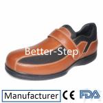 Better-step Leather Dibaetic Shoes For Men,Soft Lining and Durable Outsole,Fully