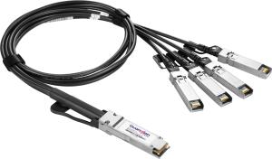 Wholesale 40G QSFP+ To 4*10G SFP+ DAC Cable Compliant With SFF- 8436 SFF-8431 from china suppliers