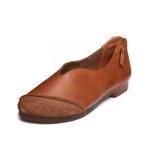 S516 Single shoes 2020 spring retro leather casual handmade leather stitching
