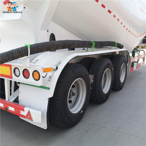 Three Axles 50T 40M3 Dry Bulk Tanker Trailer For Cement Plants