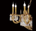 Copper dining room chandelier hotel Project Home Lighting (WH-PC-08)