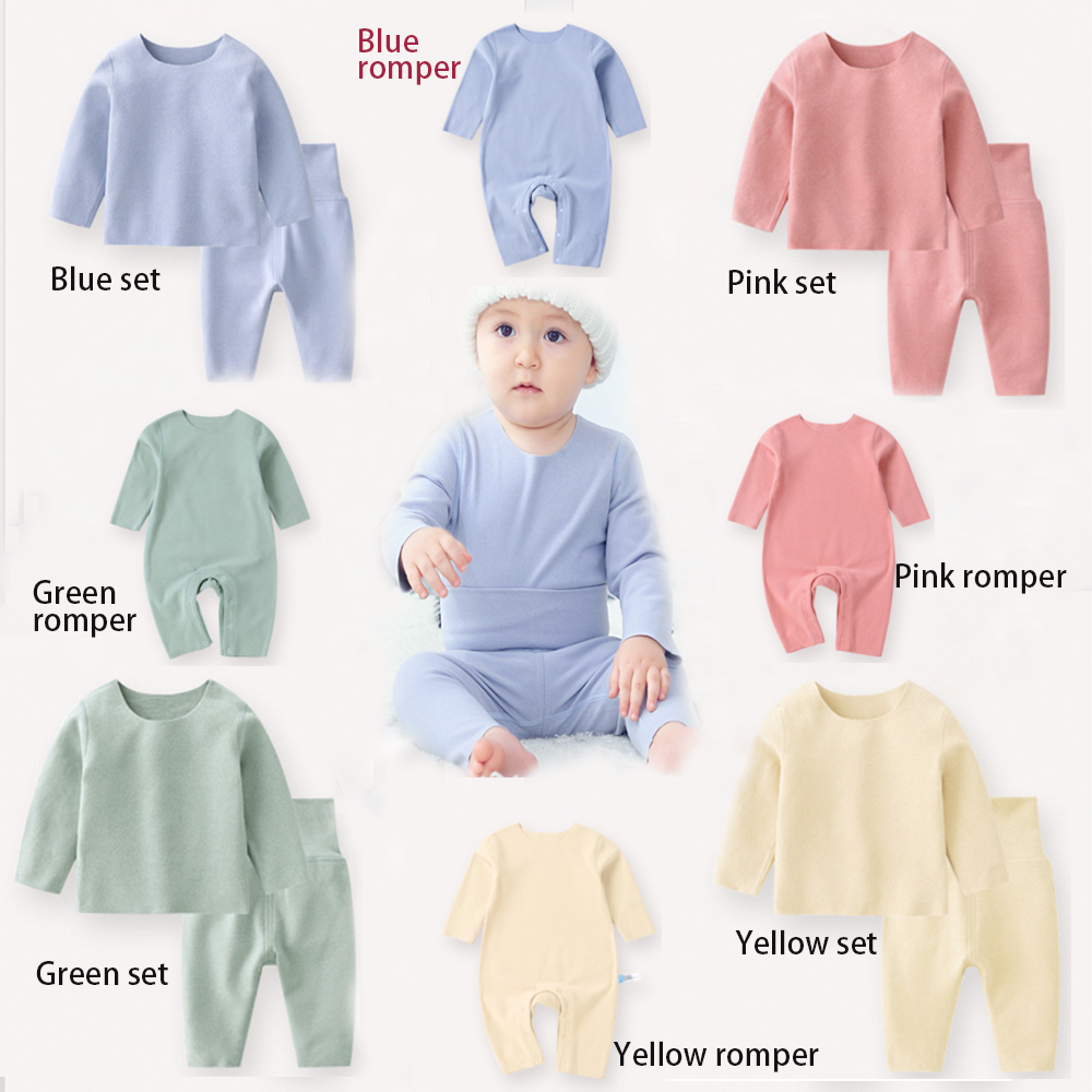 Baby boys Girl outfit printed top and pants kids clothes set cotton little boy 2 pieces clothing sets