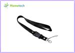 Promotional yellow item usb disk custom logo 8gb 16gb neck strap lanyard usb
