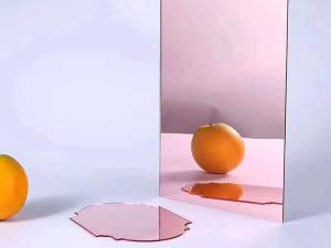 Wholesale 0.8-6mm Plexiglass Mirror Sheets Rose Gold Mirror Acrylic Sheet Lightweight from china suppliers
