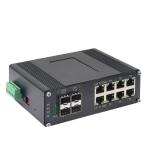 Industrial L2+ 8-Port 10/100/1000T 802.3at PoE + 4-Port 1000X SFP Managed