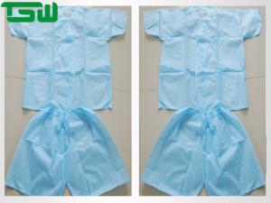 Wholesale Fluid Repellent Nonwoven Disposable Scrub Suits For SPA from china suppliers