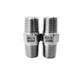 1/2inch G Thread 304 Stainless Steel Hydraulic Nipple for Heavy Duty Application