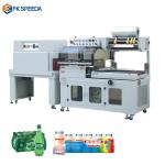 Paper Packaging Material L Bar Sealer and Heat Tunnel Shrink Wrapping System at