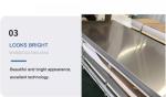 2B Surface 1.5 MM Stainless Steel Sheet ASTM A240 316l Stainless Steel Plate