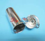 9 Pin Vacuum Tube Sockets Silver Color 70mm Shield Length For EL84 6P14 6BQ5