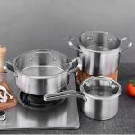 New Arrival Stainless Steel Kitchen Cookware Sets Pots And Pans Saucepan Pot Set