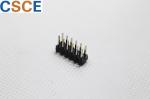 Dual Row Double Plastic Input Output Connectors Gold Black Color Contact