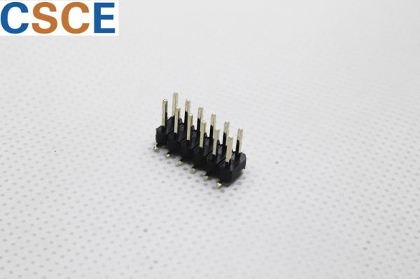 Dual Row Double Plastic Input Output Connectors Gold Black Color Contact