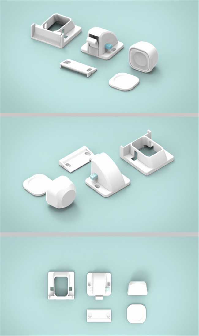 Magnetic Baby Child Safety Lock Magnetic Locking Drawer Cabinet Cupboard