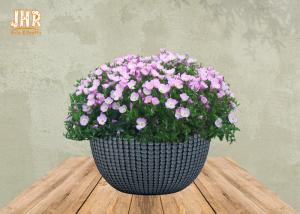 Wholesale Bowl Planters Fiber Clay Flower Pots Garden Pots Outdoor Planters Patio Planters Flower Planter from china suppliers