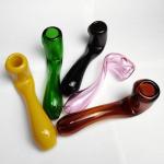 Heady Long 5.5 Inch Sherlock Glass Pipe Smoking Tobacco Blunt Spoon Pipe