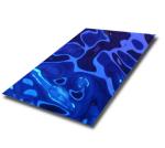 Pvd Color Mirror Water Ripple Sheet Decoration Plate , Wall , Ceiling , Hotel ,