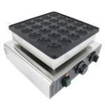 850w Stainless Steel Waffle Maker Mini Pancake Machine 25 Round-shape Snack