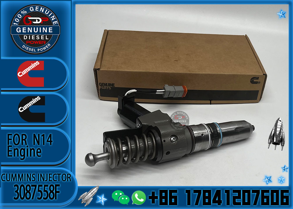 3087558F Fuel Injector 3411385 For CUMMINS N14 Diesel Engine Parts 3407776 3087558F