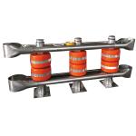 Roadway Protection at its Best Q235 Q345 Metal Roller Barrier with ISO