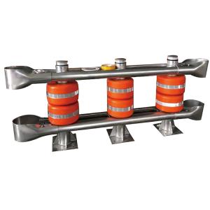 Wholesale Galvanized Powder Coated Steel Highway Roller Barrier with ISO9001 2008 Certificate from china suppliers