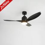 Plastic DC Motor Save Energy Ceiling Fan Lights With 6 Speed Remote Control